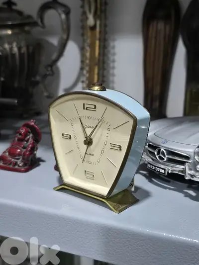 Goldbühl table alarm clock made in West Germany