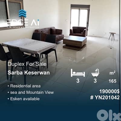Duplex for Sale | Sarba – Keserwan  Ref: #YN201042