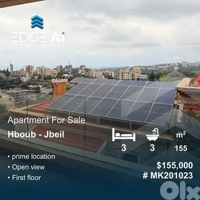 Apartment for Sale | Hboub – Jbeil  Ref: #MK201023