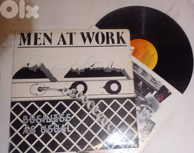 "Business as Usual" by  Men at Work. vinyl album 0