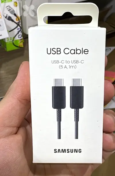 Samsung usb-c to usb-c cable 5a 1m Black