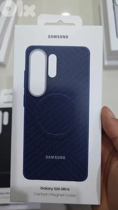 Samsung Galaxy s26 ultra carbon magnet case dark blue