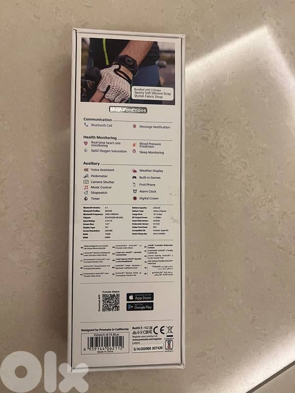 Open Box Promate smart watch for sale 2