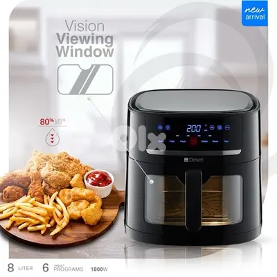 NEW Dorsch Air Fryer Digital XXL 8 L