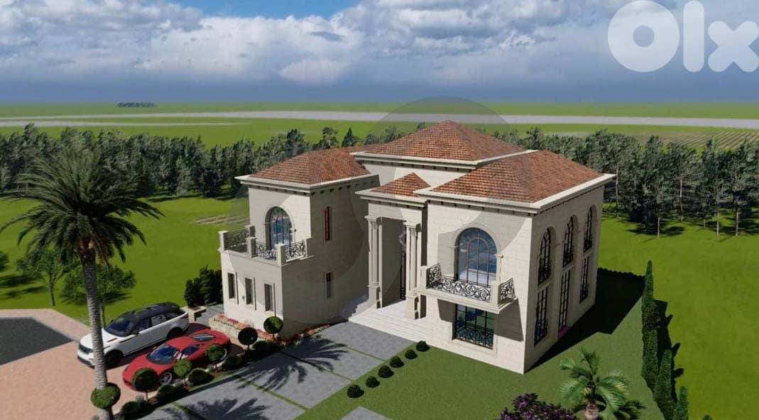 LAND/ 700 sqm luxury Villa/three guest bungalows in Aley REF#HR128092 3