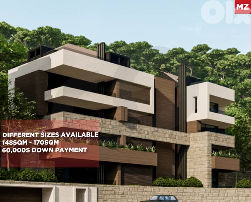Under-Construction/Nabay,Metn/نابيه/Down Payment-55,000$/ REF#MZ135826 0