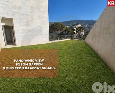 Panoramic View,82 sqm Garden,Baabdat, Metn/بعبدات. REF#KR135830