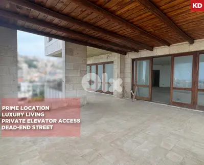 Quiet dead-end street/Mtayleb, Metn/مطيلب/sea view/ REF#KD135828 !