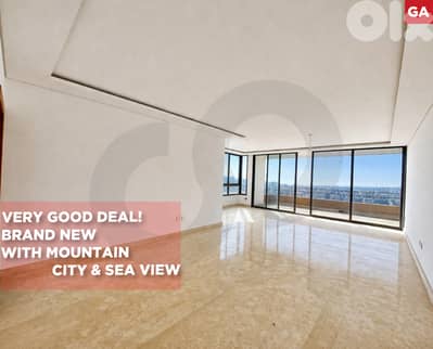 DUPLEX/Mansourieh, Metn/المنصورية/city & sea views REF#GA135832 !