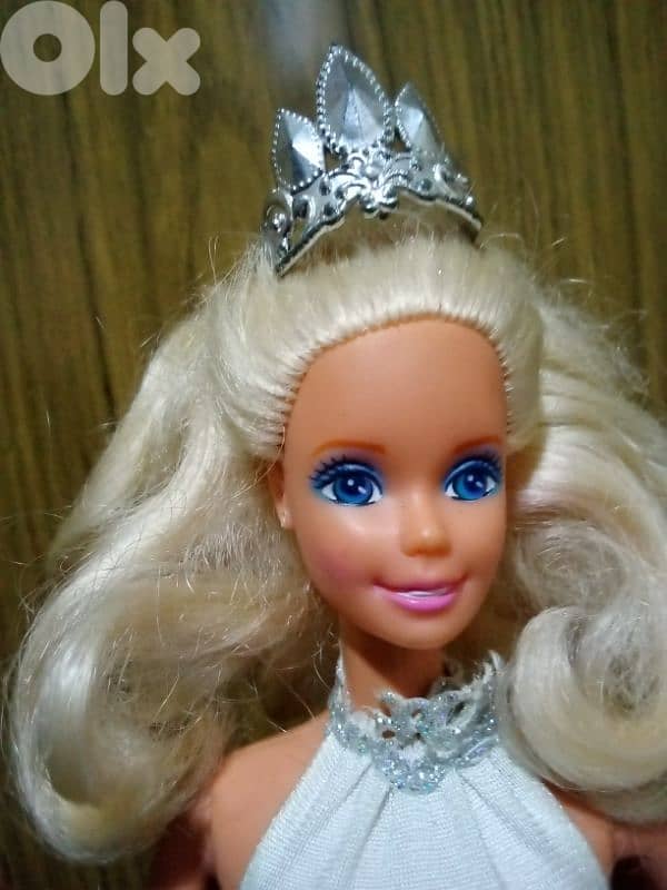 FANTASY WEDDING Barbie Mattel89 rare vintage great doll+Shoes+crown=50 2
