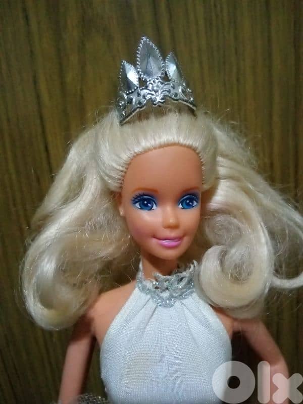 FANTASY WEDDING Barbie Mattel89 rare vintage great doll+Shoes+crown=50 5