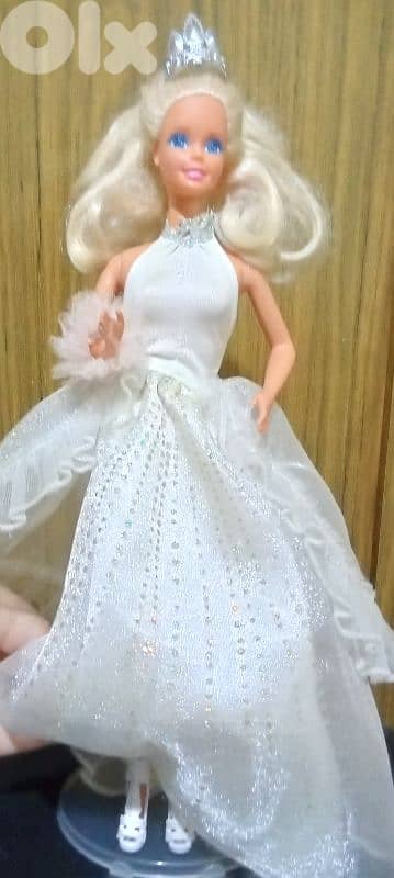 FANTASY WEDDING Barbie Mattel89 rare vintage great doll+Shoes+crown=50 7