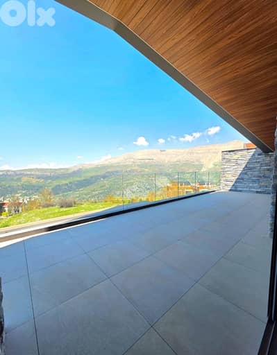 185Sqm Brand New Roof Chalet For Sale In Zaarourشاليه للبيع في الزعرور