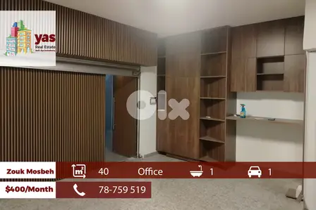 Zouk Mosbeh 40m2 | Office | Rent | Decorated | Prime Location | RH/TO