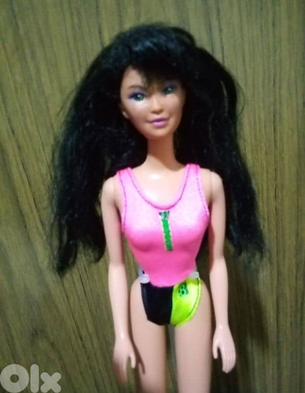 BEACH BLAST MIKO/MARINA Mattel89 Rare Vintg+own swimwear+sh Great doll 2