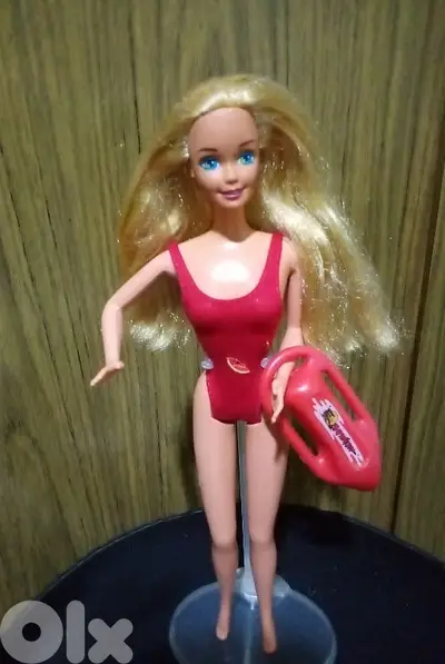 Barbie BAYWATCH Lifeguard rare Mattel94 As new doll +Surfing piece=38$