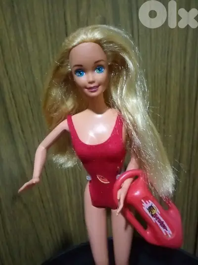 Barbie BAYWATCH Lifeguard rare Mattel94 As new doll +Surfing piece=41$