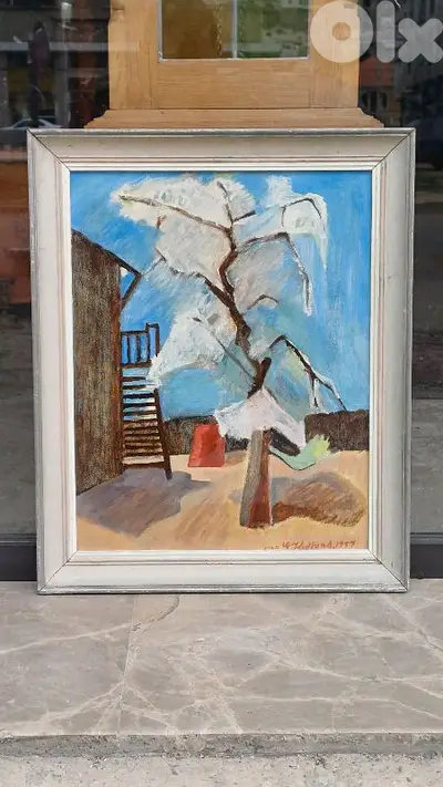 لوحة رسم زيتي اوروبية