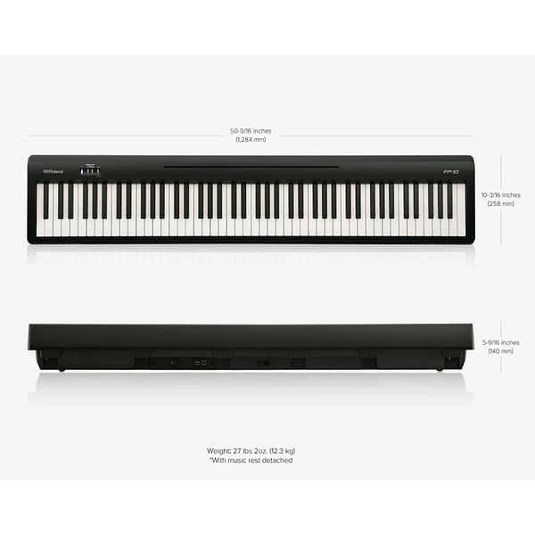Roland FP-10-BK Digital Piano 0