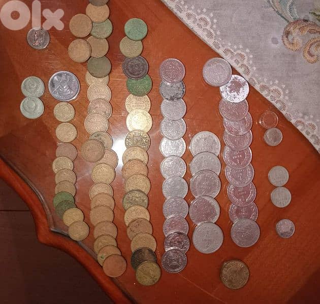 vintage coins arround 80 pieces 0