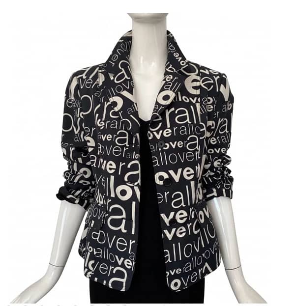 Moschino blazer love black 0
