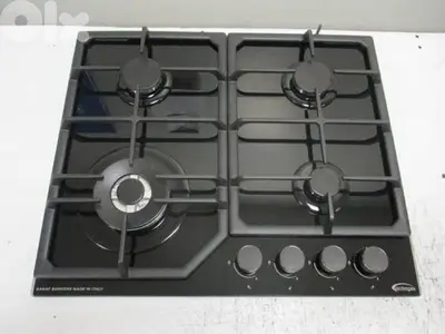Top+Oven Electro Gas 60cm Black توب+فرن أنكستري ألكترو غاز إيطالي
