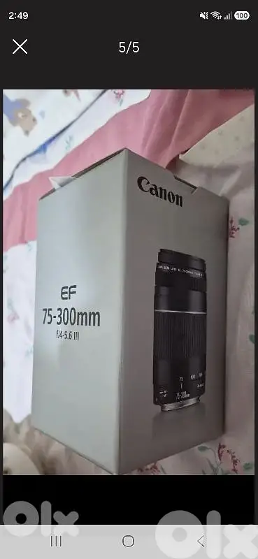 Lens canon 75-300mm