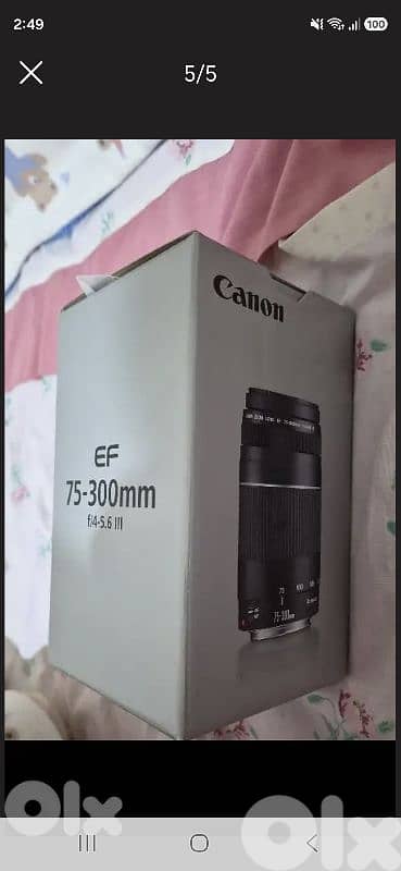 Lens canon 75-300mm 0