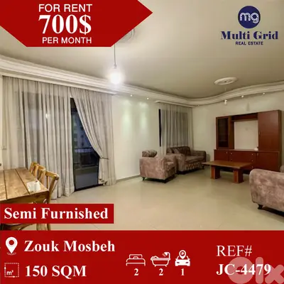 JC-4479 / Apartment for Rent in Zouk Mosbeh, شقة للايجار في زوق مصبح