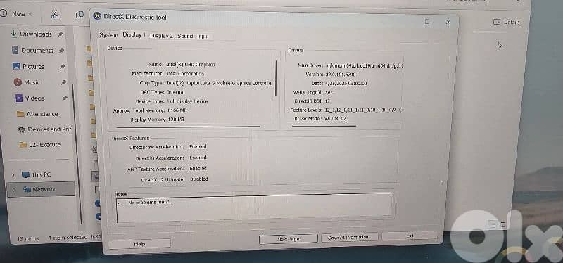 Laptop i9-13th generation. Like new 4
