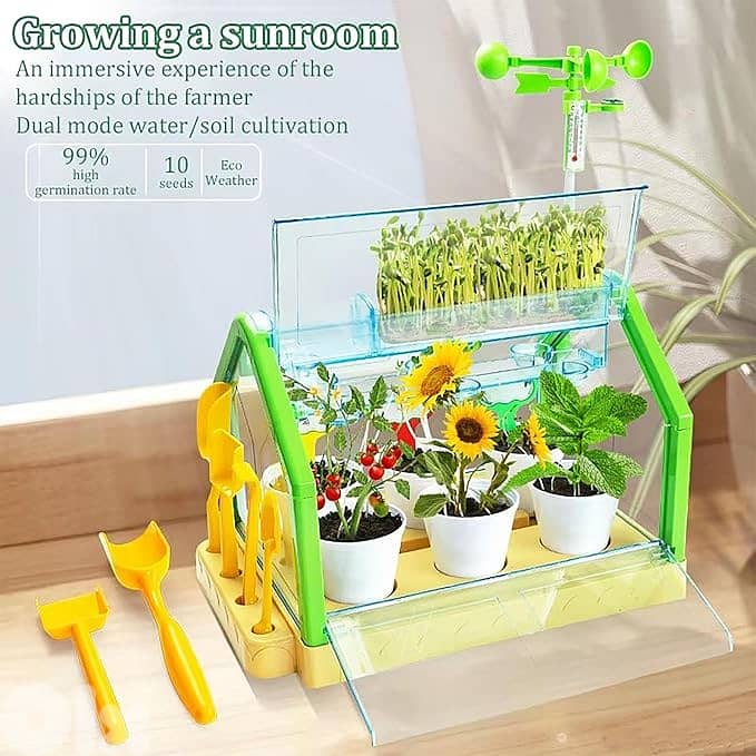 planting house Plant Cultivation Experiments at Home, Science Lessons, 1