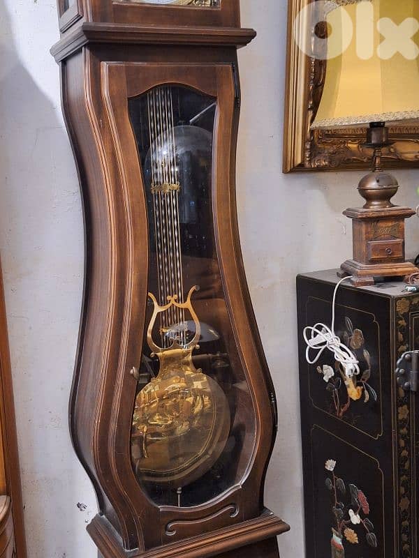 antique grandfather french clock 1