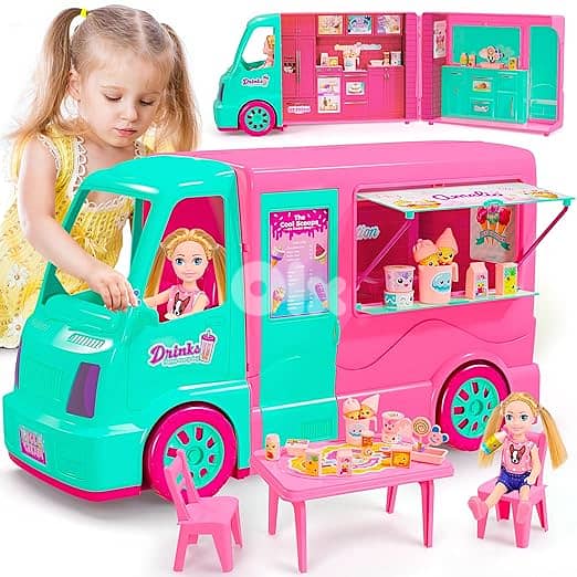 3 in 1 Dream Dolls Playset for Girls - Includes 21 Accessories, Expand 0