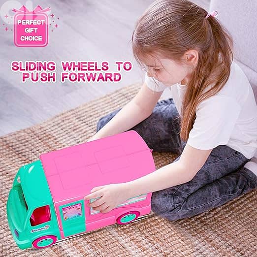 3 in 1 Dream Dolls Playset for Girls - Includes 21 Accessories, Expand 3