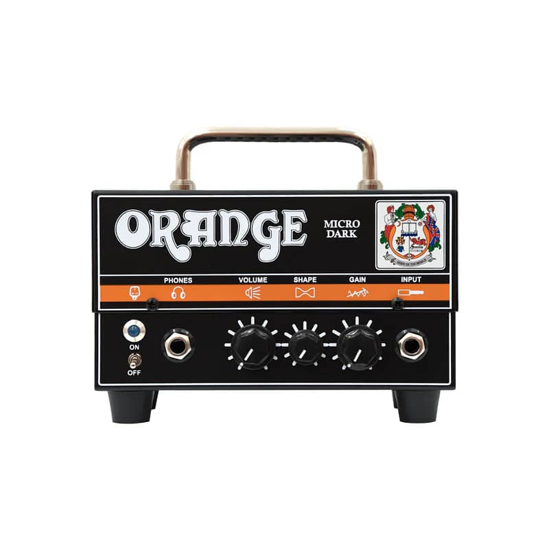 Orange Micro Dark 20W Hybrid Guitar Amp Head with High-Gain Preamp & C 0