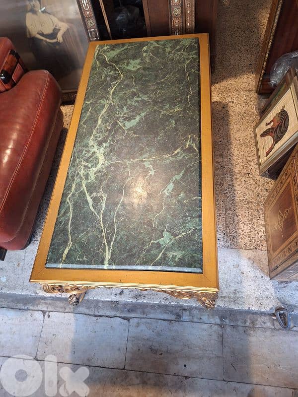 antique marble coffee table 1