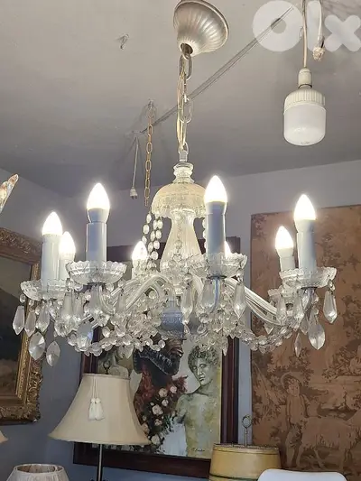 antique czech marrie antoinette crystal chandelier