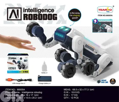 Smart Robot Dog for Kids 6+ – App & Voice Control Programmable STEM Ro