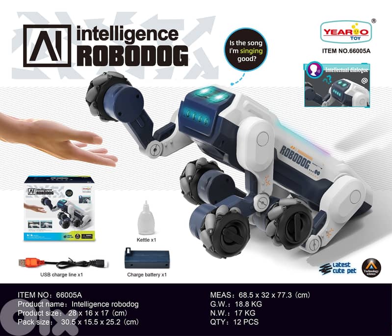 Smart Robot Dog for Kids 6+ – App & Voice Control Programmable STEM Ro 0