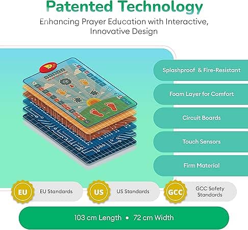 My Salah Mat for Kids - Smart interactive Prayer Mat for learning Sala 1