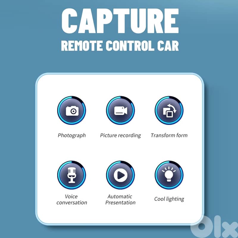 RC Car with Camera, RC Stunt Car with 720P HD FPV Camera, 2-Way Talk, 3