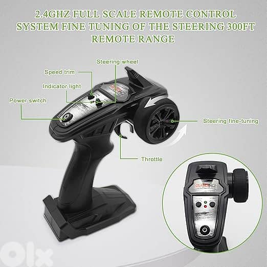 High Speed RC Cars 40KPH for Adults, 1:16 Scale Remote Control Car, 4W 2