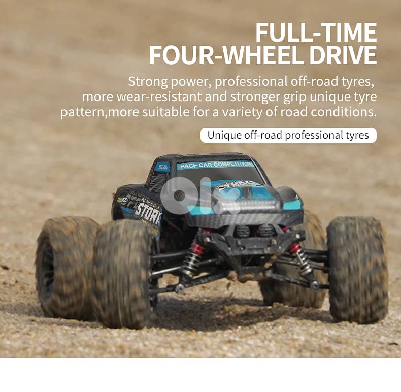 High Speed RC Cars 40KPH for Adults, 1:16 Scale Remote Control Car, 4W 8