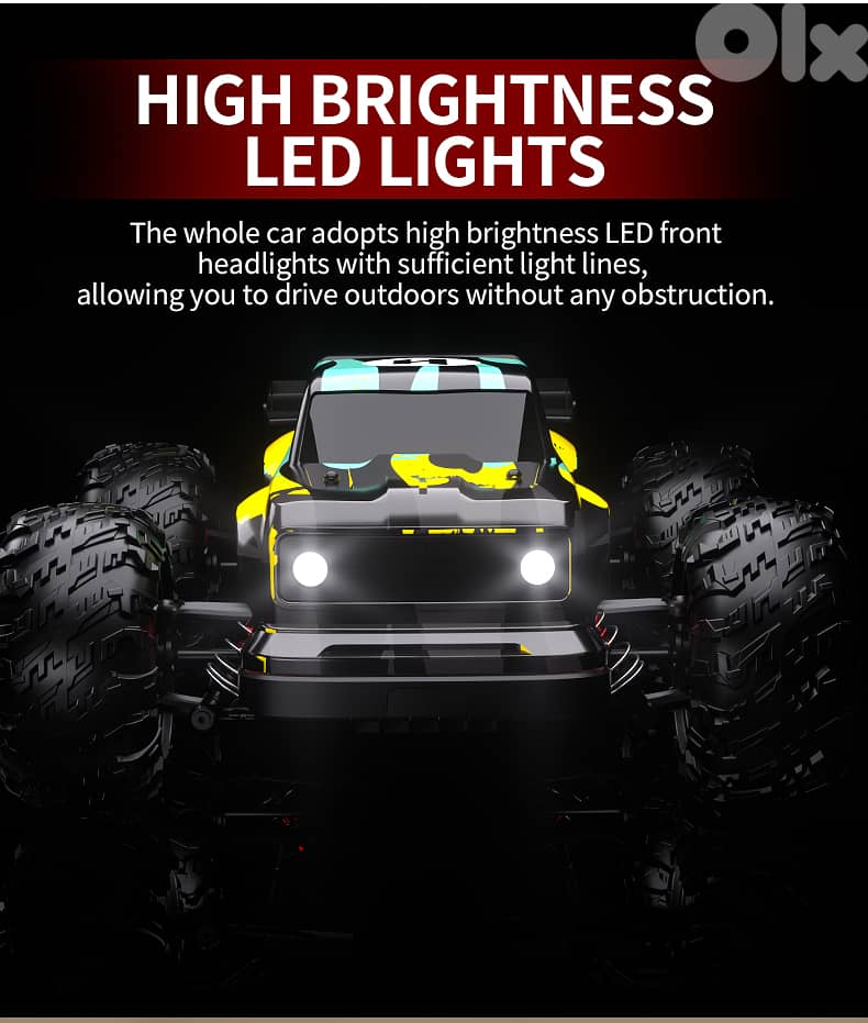 High Speed RC Cars 40KPH for Adults, 1:16 Scale Remote Control Car, 4W 16