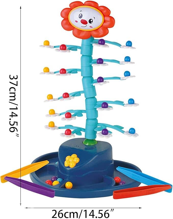 Electric Rotating Sunflower Fun and Educational Family Party Game for 1