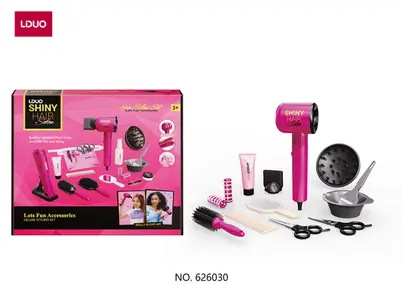 Hair Dryer Styling Play Set For Girls