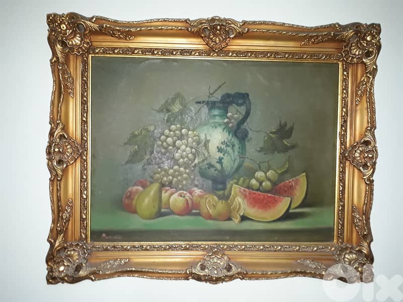 tableau antique 82 cm 103 cm 0