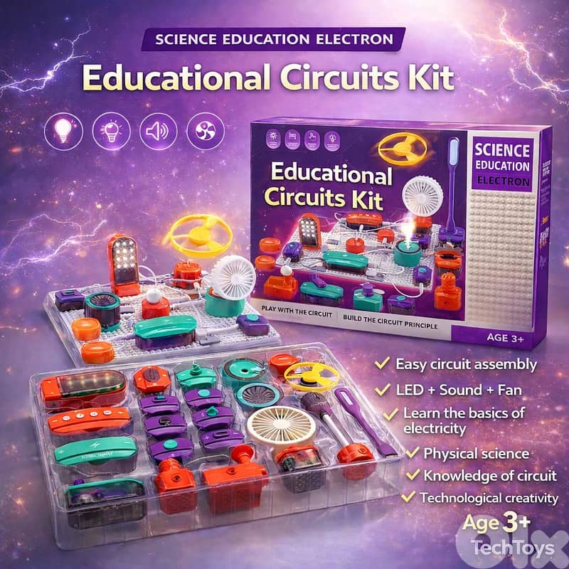 Science Kits for Kids, STEM Kits for Kids, Electronics Exploration Kit 15