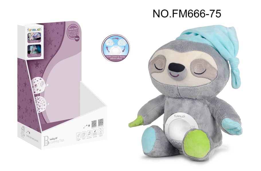 Soothing Napping Night Light&Projection Doll (Tree Otter) 0