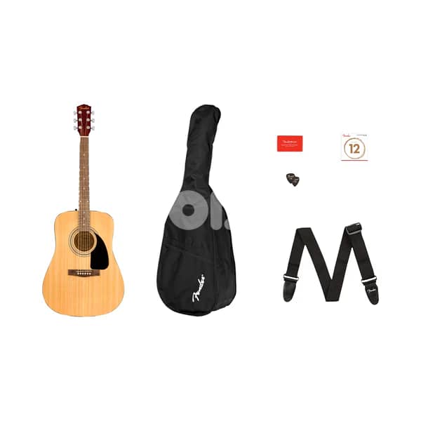 Fender 0971210721 FA-115 Dreadnought Acoustic Guitar Pack 0